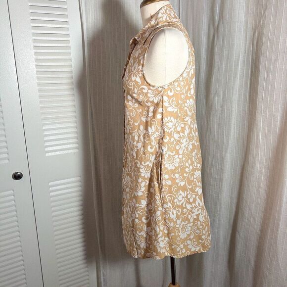 Just Cover Me | Women’s | Dresses | S | Cute Button-Up Sleeveless Mini Garden De - Picture 3 of 5